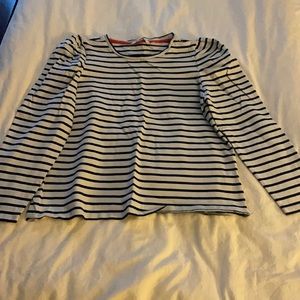 Size 14 Boden puff sleeve striped shirt